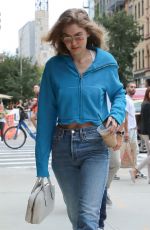 GIGI HADID Out for Iced Coffee in New York 10/05/2018