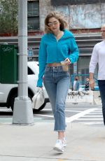 GIGI HADID Out for Iced Coffee in New York 10/05/2018