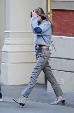 GIGI HADID Out in New York 10/24/2018