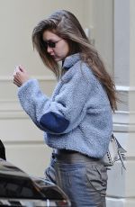 GIGI HADID Out in New York 10/24/2018