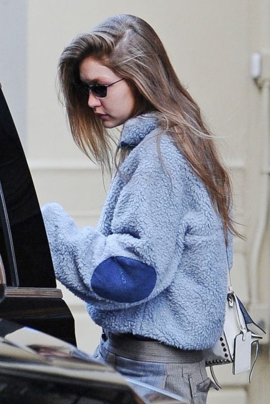 GIGI HADID Out in New York 10/24/2018