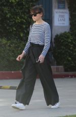 GINNIFER GOODWIN Heading to Raleigh Studios in Hollywood 10/01/2018