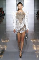 GRACE ELIZABETH at Balmain Runway Show at Paris Fashion Week 09/28/2018