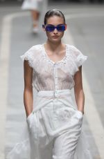 GRACE ELIZABETH at Off White Eunway Show at Paris Fashion Week 09/27/2018