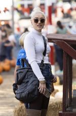 GWEN STEFANI at a Pumpkin Patch in Los Angeles 10/07/2018