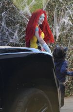 GWEN STEFANI Heading to a Halloween Party in Los Angeles 10/20/2018