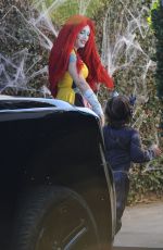 GWEN STEFANI Heading to a Halloween Party in Los Angeles 10/20/2018