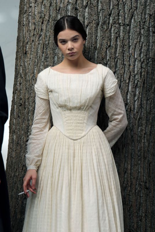 HAILEE STEINFELD on the Set of Dickinson in Brooklyn 09/30/2018