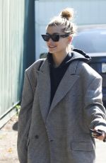 HAILEY BALDWIN and Justin Bieber Out for Lunch in Studio City 10/23/2018