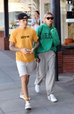 HAILEY BALDWIN and Justin Bieber Out in Studio City 10/23/2018