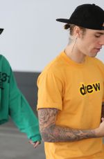 HAILEY BALDWIN and Justin Bieber Out in Studio City 10/23/2018