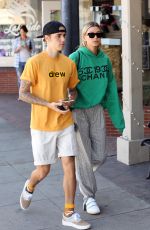 HAILEY BALDWIN and Justin Bieber Out in Studio City 10/23/2018