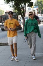 HAILEY BALDWIN and Justin Bieber Out in Studio City 10/23/2018