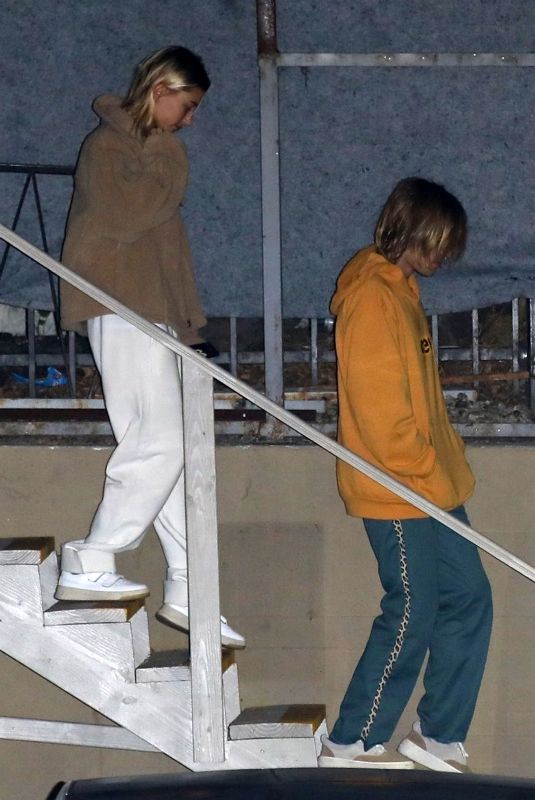 HAILEY BALDWIN and Justin Bieber Out Los Angeles 10/23/2018