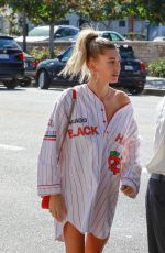 HAILEY BALDWIN and Justine Bieber at Joan