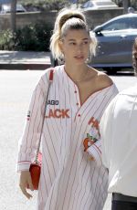 HAILEY BALDWIN and Justine Bieber at Joan