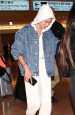 HAILEY BALDWIN at Haneda Airport in Tokyo 10/08/2018