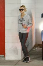 HAILEY BALDWIN at Pilates Class in Studio City 10/12/2018