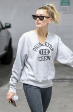 HAILEY BALDWIN at Pilates Class in Studio City 10/12/2018