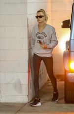 HAILEY BALDWIN at Pilates Class in Studio City 10/12/2018