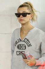 HAILEY BALDWIN at Pilates Class in Studio City 10/12/2018