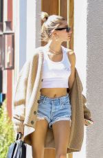 HAILEY BALDWIN Leaves 901 Salon in West Hollywood 10/01/2018