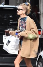 HAILEY BALDWIN Leaves Joan