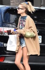 HAILEY BALDWIN Leaves Joan