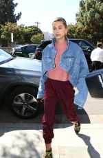 HAILEY BALDWIN Out and About in Los Angeles 10/15/2018