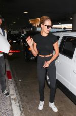 HAILEY CLAUSON at Los Angeles International Airport 10/09/2018