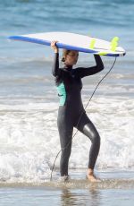 HAILEY CLAUSON on the Beach in Malibu 10/19/2018