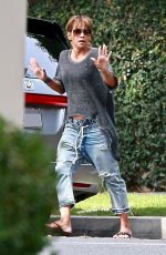 HALLE BERRY Out and About in Los Angeles 10/06/2018