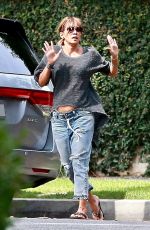 HALLE BERRY Out and About in Los Angeles 10/06/2018