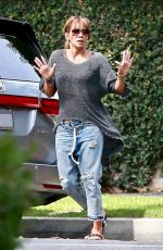 HALLE BERRY Out and About in Los Angeles 10/06/2018