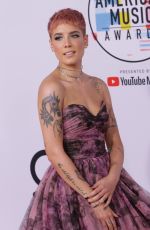 HALSEY at American Music Awards in Los Angeles 10/09/2018