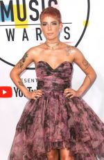 HALSEY at American Music Awards in Los Angeles 10/09/2018