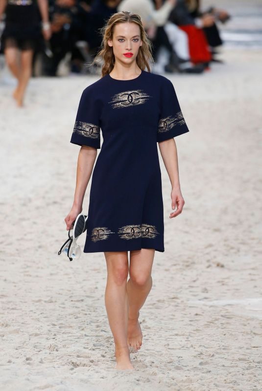 HANNAH FERGUSON at Chanel Runway Show in Paris 10/02/2018