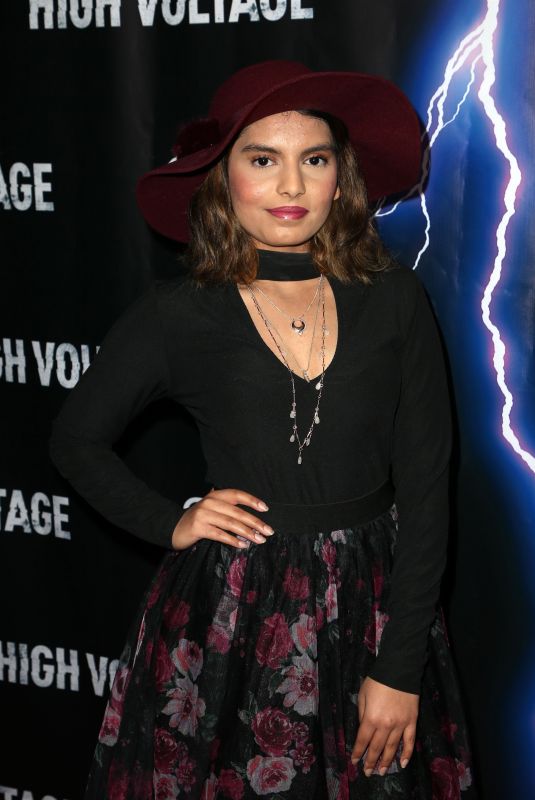 HANNON K at High Voltage Premiere in Los Angeles 10/16/2018