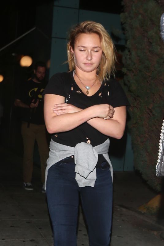 HAYDEN PANETTIERE Night Out in West Hollywood 10/04/2018