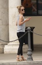 HAYLEY ROBINSON Out Shopping in Calabasas 10/03/2018