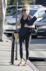 HEATHER GRAHAM Heading to Yoga Class in Los Angeles 10/17/2018