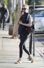 HEATHER GRAHAM Heading to Yoga Class in Los Angeles 10/17/2018