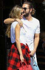 HEIDI KLUM and Tom Kaulitz at Il Pastaio in Beverly Hills 10/01/2018