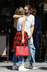 HEIDI KLUM and Tom Kaulitz at Il Pastaio in Beverly Hills 10/01/2018