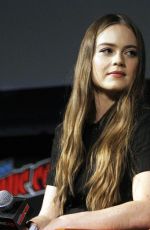 HERA HILAMRSDOTTIR at Mortal Engines Panel at 2018 New York Comic-con 10/05/2018