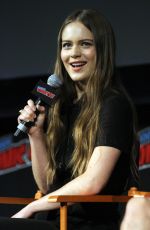 HERA HILAMRSDOTTIR at Mortal Engines Panel at 2018 New York Comic-con 10/05/2018