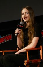 HERA HILAMRSDOTTIR at Mortal Engines Panel at 2018 New York Comic-con 10/05/2018