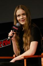 HERA HILAMRSDOTTIR at Mortal Engines Panel at 2018 New York Comic-con 10/05/2018