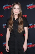 HERA HILAMRSDOTTIR at Mortal Engines Panel at 2018 New York Comic-con 10/05/2018