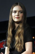 HERA HILAMRSDOTTIR at Mortal Engines Panel at 2018 New York Comic-con 10/05/2018